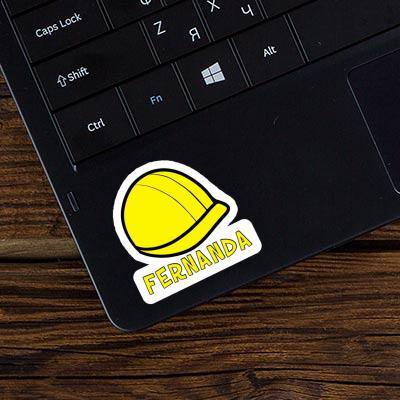 Construction Helmet Sticker Fernanda Image