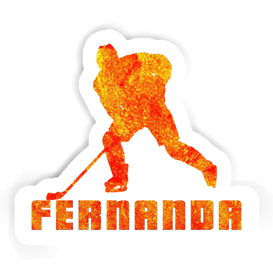 Aufkleber Fernanda Eishockeyspieler Image