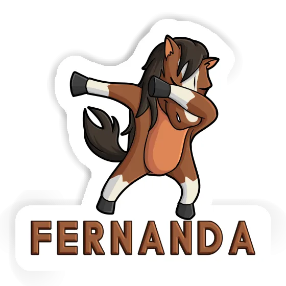 Horse Sticker Fernanda Laptop Image