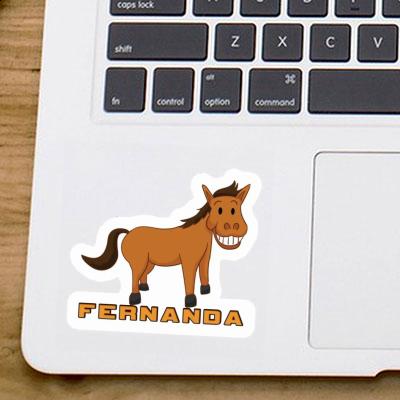 Sticker Fernanda Pferd Laptop Image