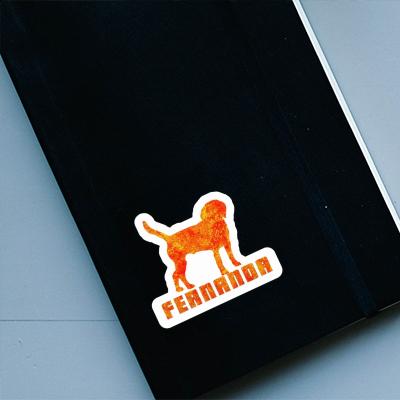 Fernanda Sticker Hound Laptop Image