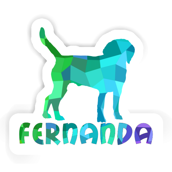 Fernanda Sticker Dog Notebook Image