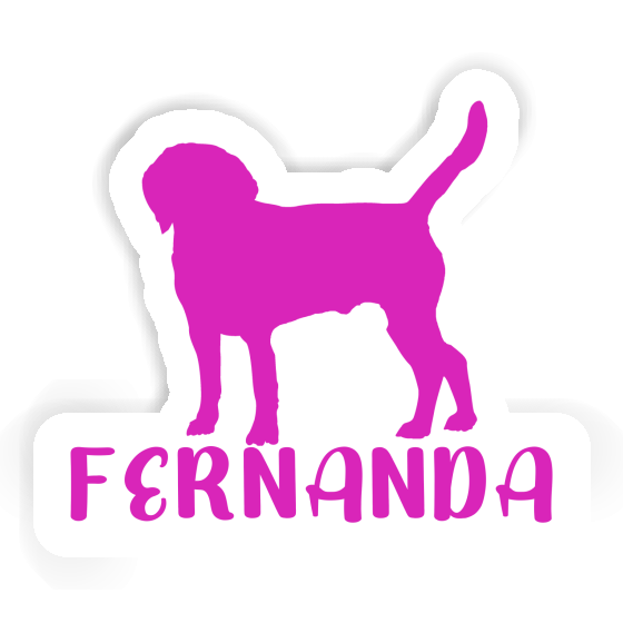 Fernanda Aufkleber Hund Notebook Image