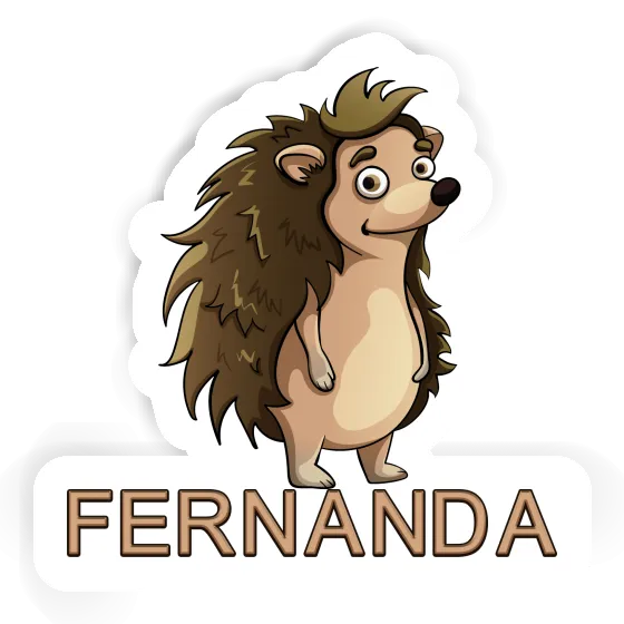 Sticker Hedgehog Fernanda Notebook Image