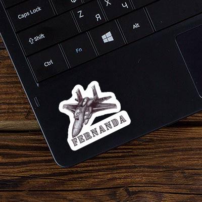 Sticker Fernanda Plane Laptop Image