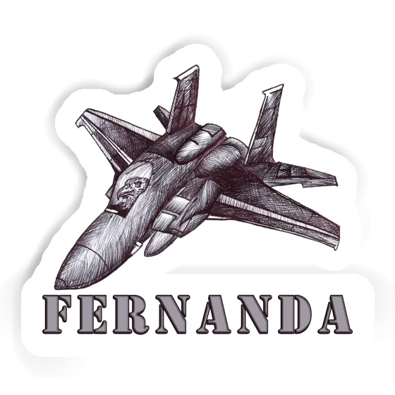 Aufkleber Flugzeug Fernanda Notebook Image