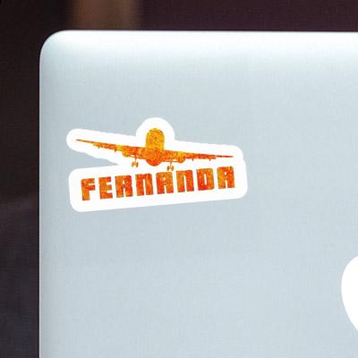 Fernanda Sticker Airplane Notebook Image