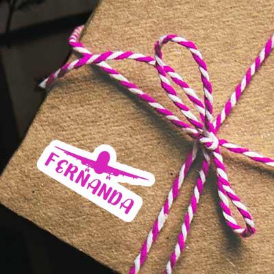 Aufkleber Fernanda Flugzeug Gift package Image