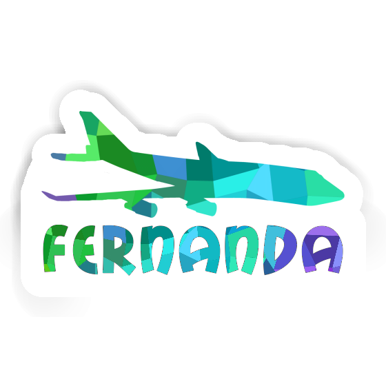 Aufkleber Fernanda Jumbo-Jet Laptop Image