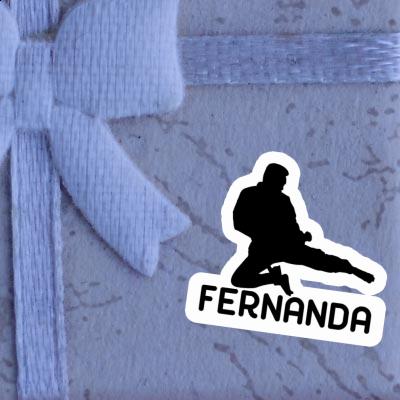 Fernanda Sticker Karateka Laptop Image