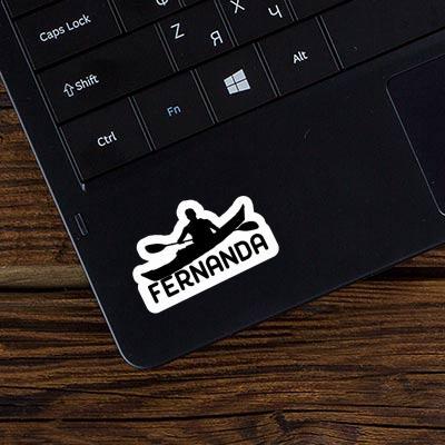 Sticker Kayaker Fernanda Laptop Image