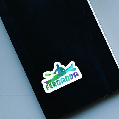 Fernanda Sticker Kayaker Image