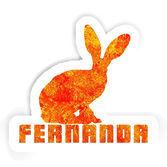 Sticker Rabbit Fernanda Notebook Image