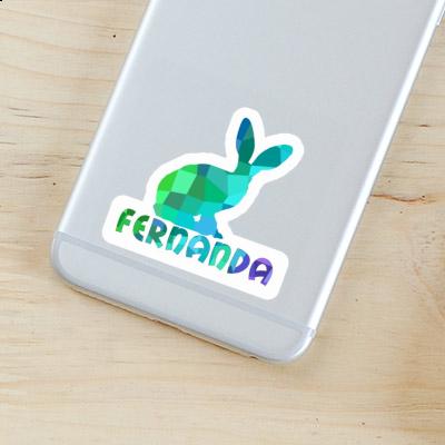 Fernanda Sticker Rabbit Laptop Image