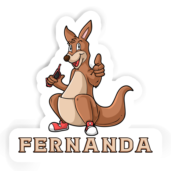 Sticker Fernanda Kangaroo Image