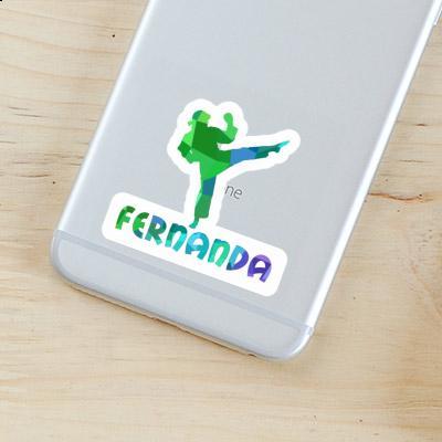 Sticker Fernanda Karateka Notebook Image