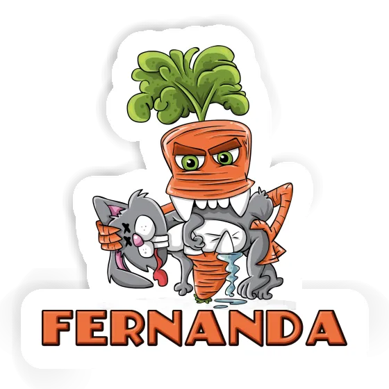 Monster Carrot Sticker Fernanda Image