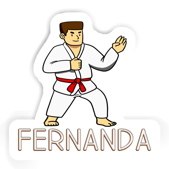 Karateka Sticker Fernanda Notebook Image