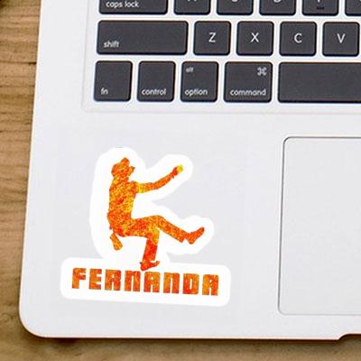 Kletterer Sticker Fernanda Notebook Image