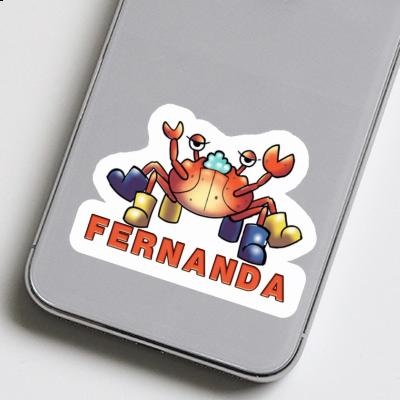 Fernanda Autocollant Crabe Laptop Image