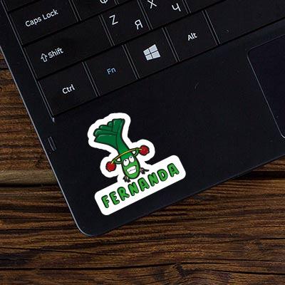 Sticker Leek Fernanda Laptop Image