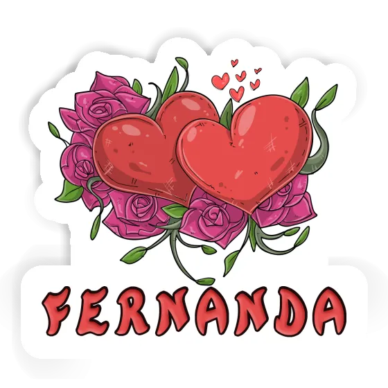 Heart Sticker Fernanda Notebook Image