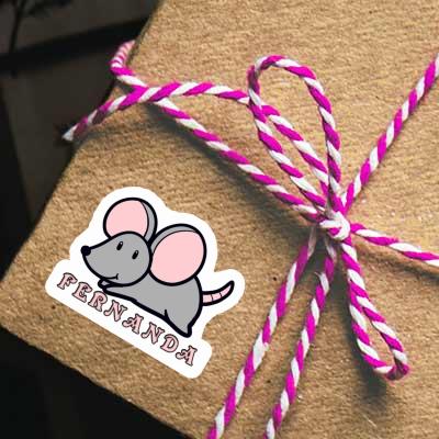 Mouse Sticker Fernanda Notebook Image