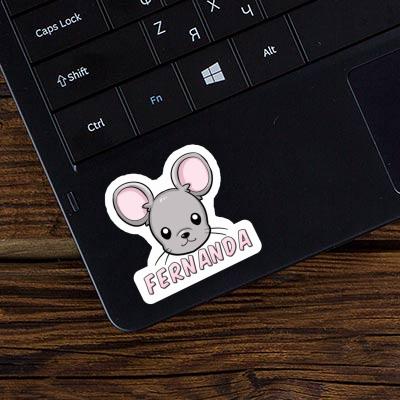 Souris Autocollant Fernanda Notebook Image