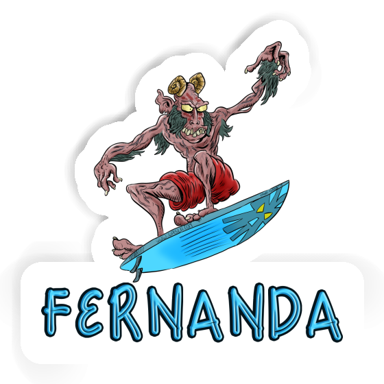 Fernanda Sticker Surfer Image