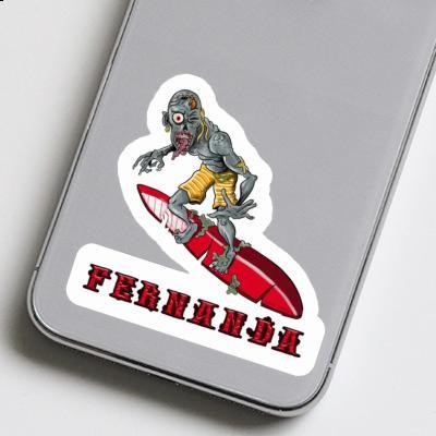 Fernanda Sticker Surfer Notebook Image