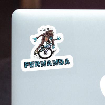 Sticker Fernanda Biker Laptop Image