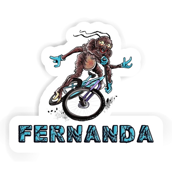 Sticker Fernanda Biker Laptop Image