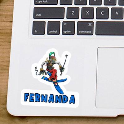 Sticker Fernanda Freeride Skier Gift package Image