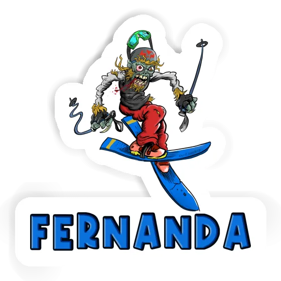 Sticker Fernanda Freerider Notebook Image