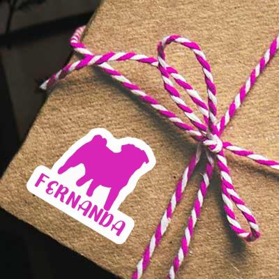 Aufkleber Mops Fernanda Gift package Image