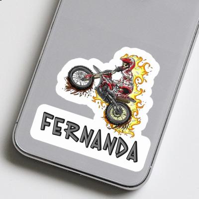 Fernanda Autocollant Dirt Biker Laptop Image