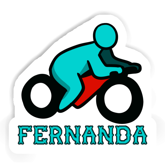 Motorbike Sticker Fernanda Laptop Image