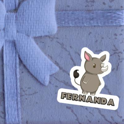 Fernanda Sticker Rhino Image