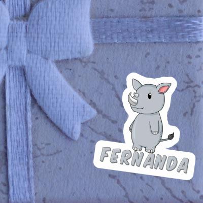 Sticker Rhino Fernanda Notebook Image