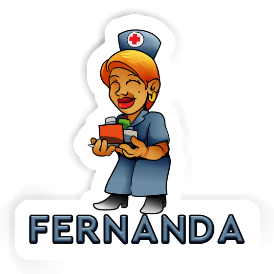 Fernanda Sticker Nurse Notebook Image