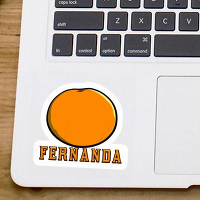 Autocollant Fernanda Orange Image