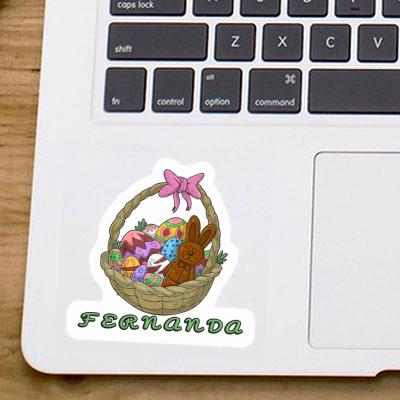 Sticker Fernanda Easter basket Gift package Image