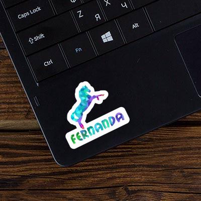 Horse Sticker Fernanda Laptop Image