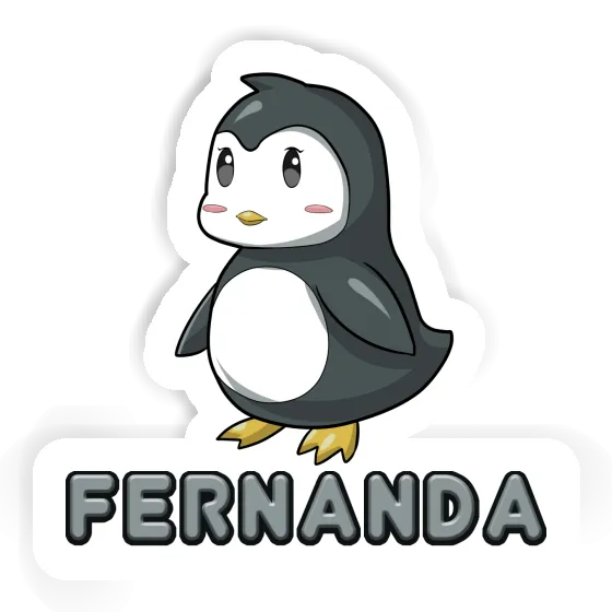 Sticker Penguin Fernanda Laptop Image