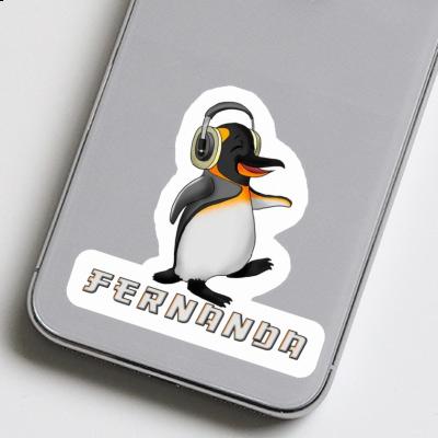 Fernanda Aufkleber Musik-Pinguin Laptop Image