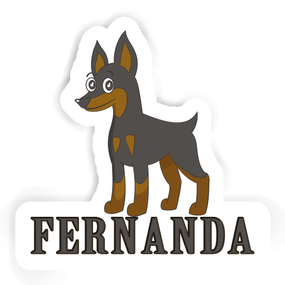 Pinscher Autocollant Fernanda Image