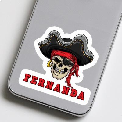 Sticker Fernanda Piratenschädel Gift package Image