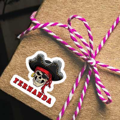 Sticker Fernanda Pirate-Skull Notebook Image