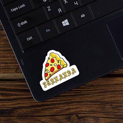 Fernanda Sticker Slice of Pizza Laptop Image