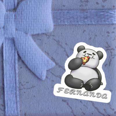 Pizza Panda Sticker Fernanda Notebook Image